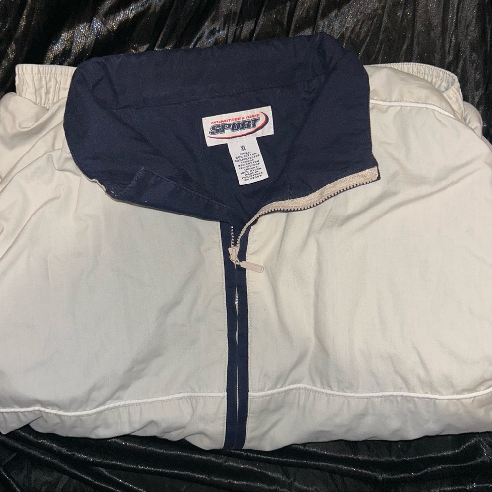 COPY - Roundtree & Yorke Sport Jacket Men XL Lined Colorblock Vintage